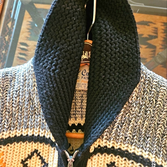 Caldwell western vintage 1950s Angus sweater - Picture 3 of 11